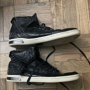 Converse x john varvatos Black Studded High-Top Sneakers size men’s 10